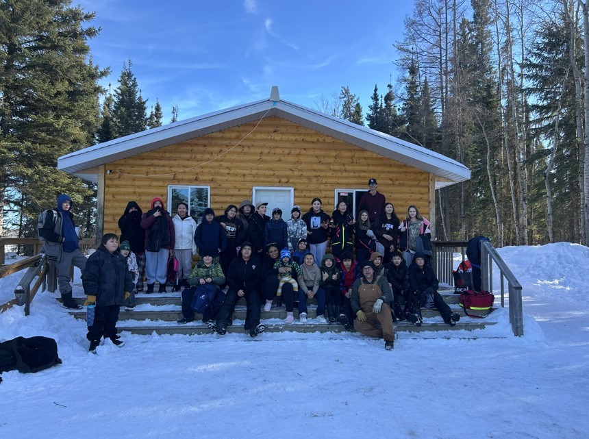 students out in the bush