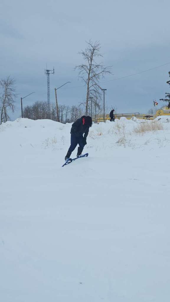 Snow shoeing