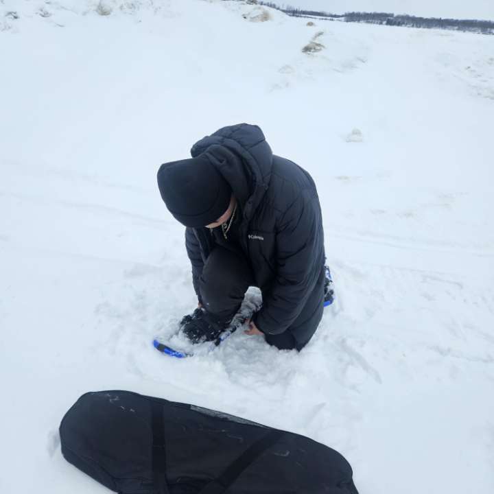 Snow shoeing