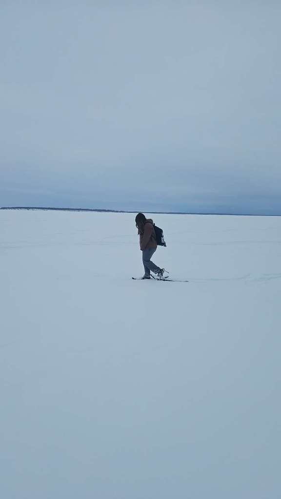 Snow shoeing