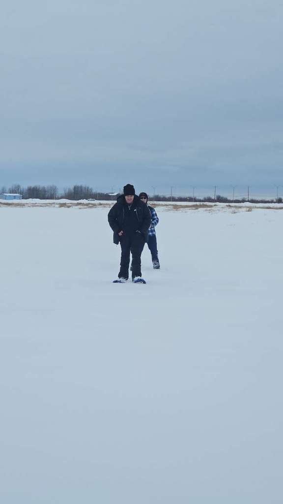 Snow shoeing