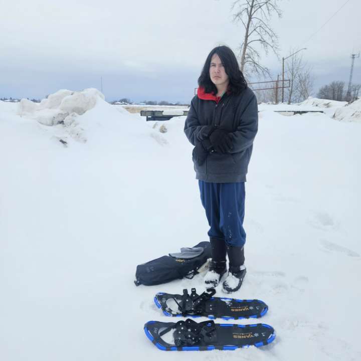 Snow shoeing
