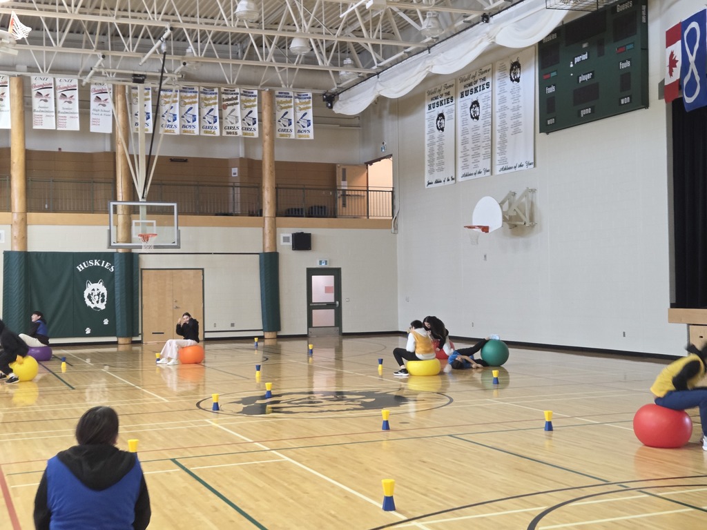 students in gym