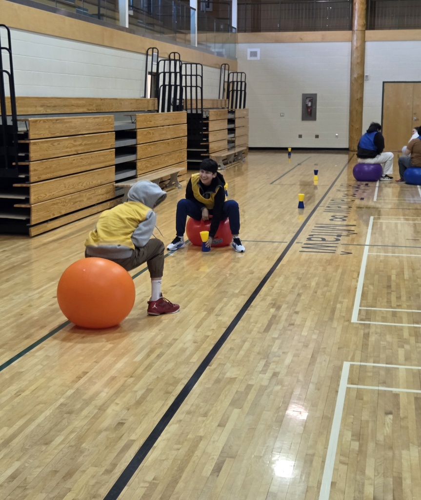 students in gym