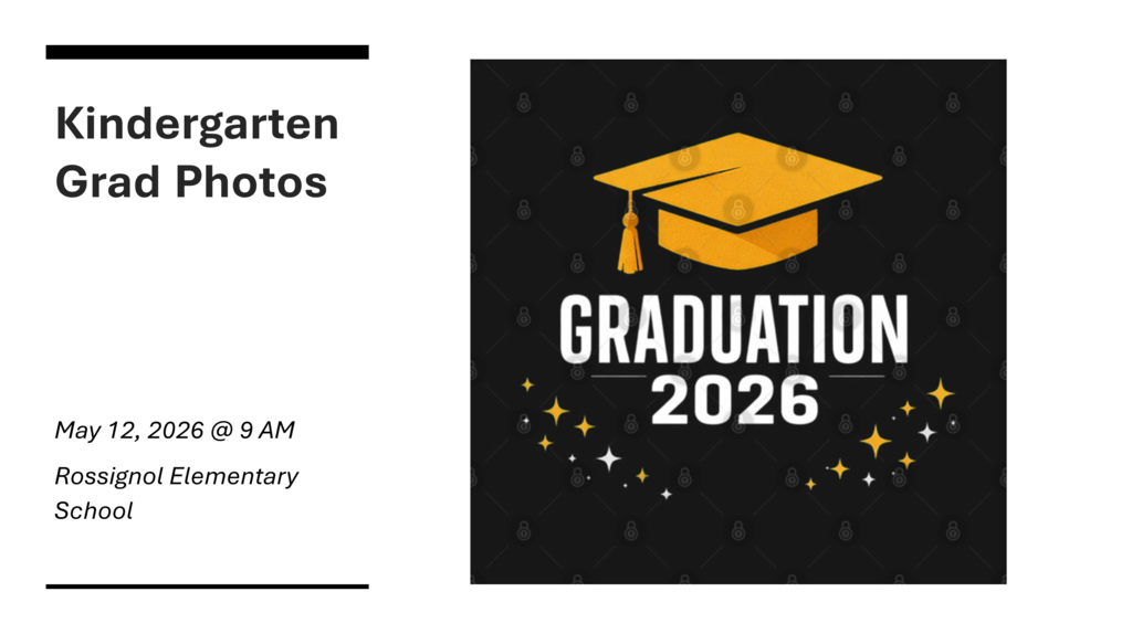 Kindergarten Grad Photos - May 12, 2026