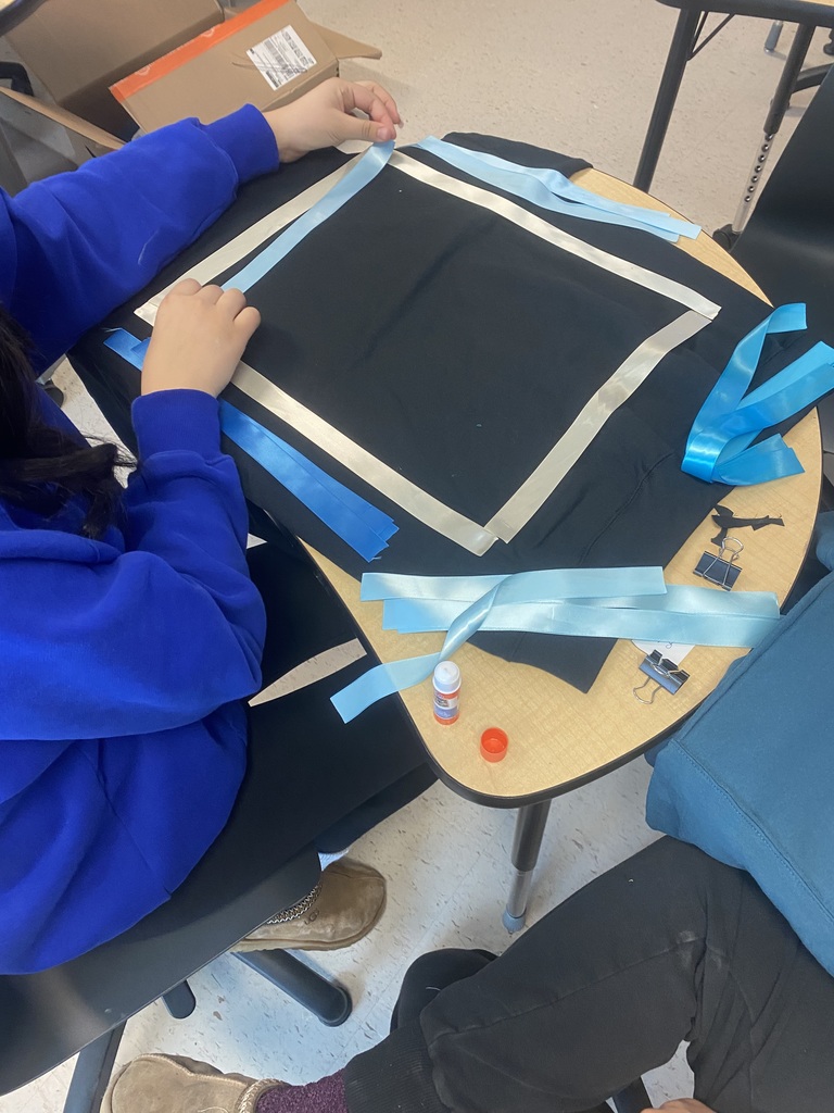 students sewing