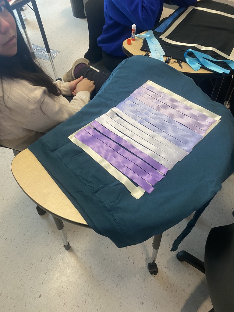 students sewing
