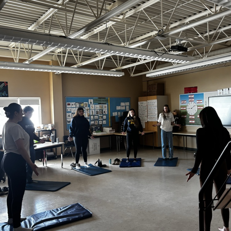 Yoga session