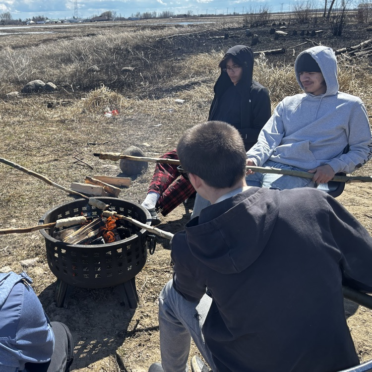Bannock on a stick
