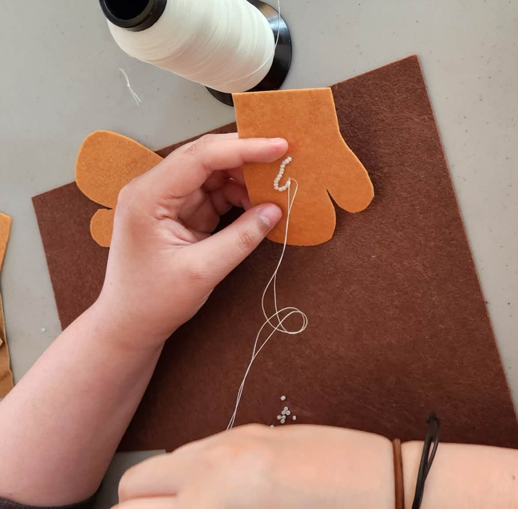 Tiny glove making