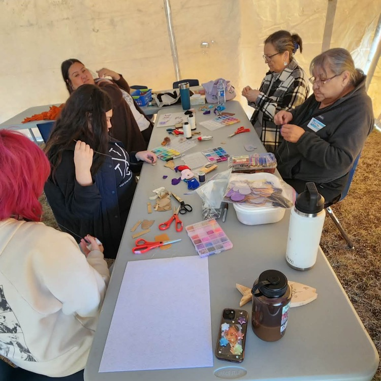mini moccasin making