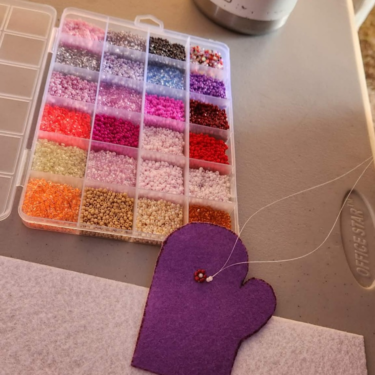 beading