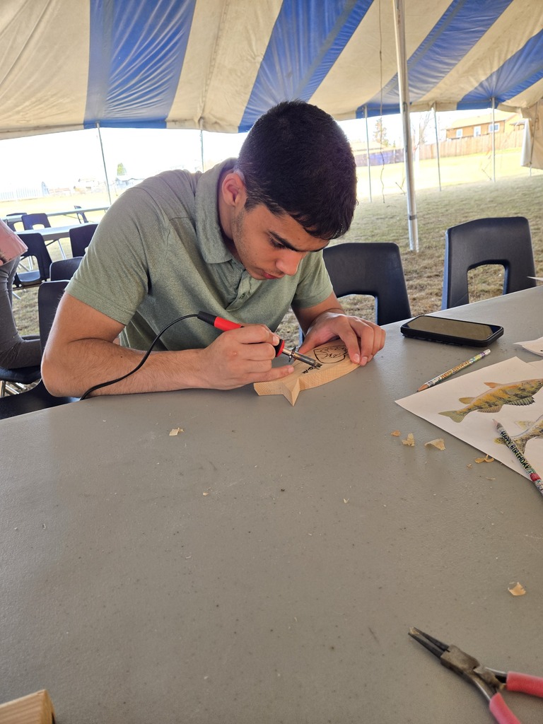 Wood Burning during Michif Fest