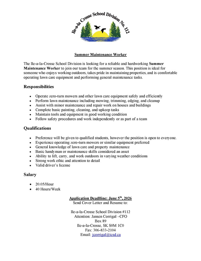Employment ad