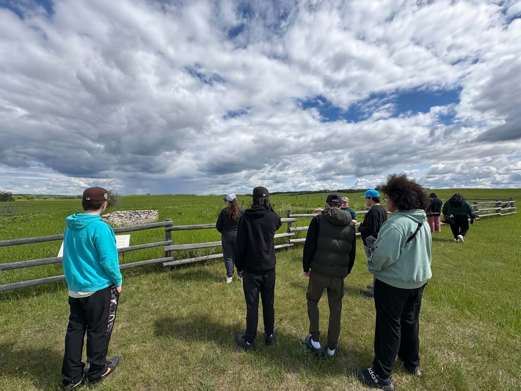 students out in the bush