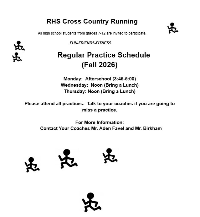 Cross Country Schedule