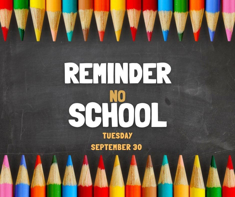 no school poster