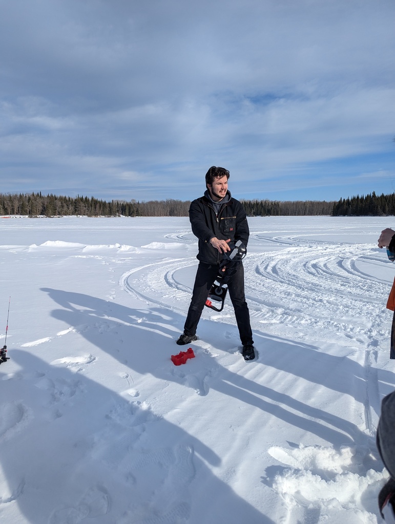 ice fishing