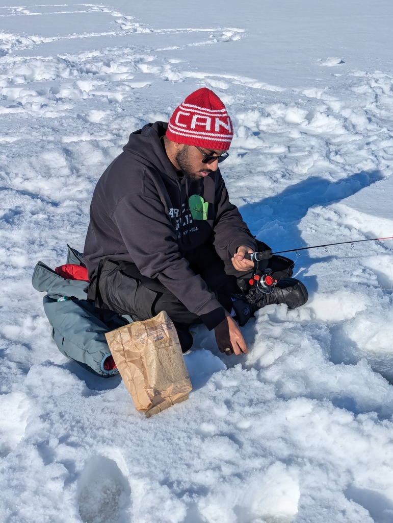 ice fishing