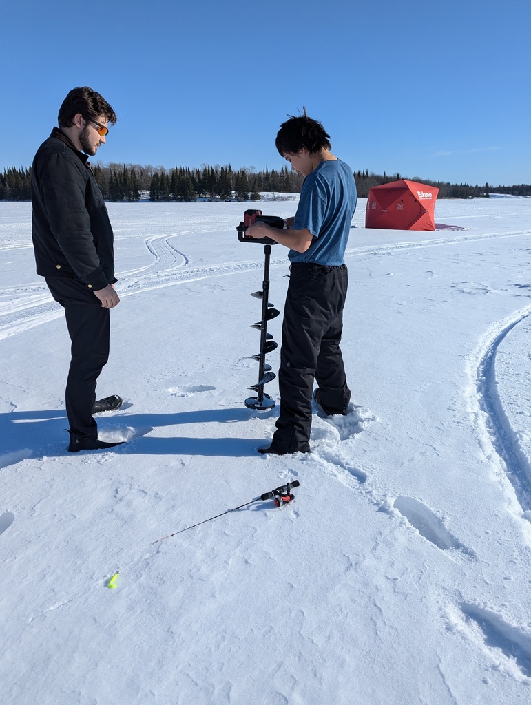 ice fishing