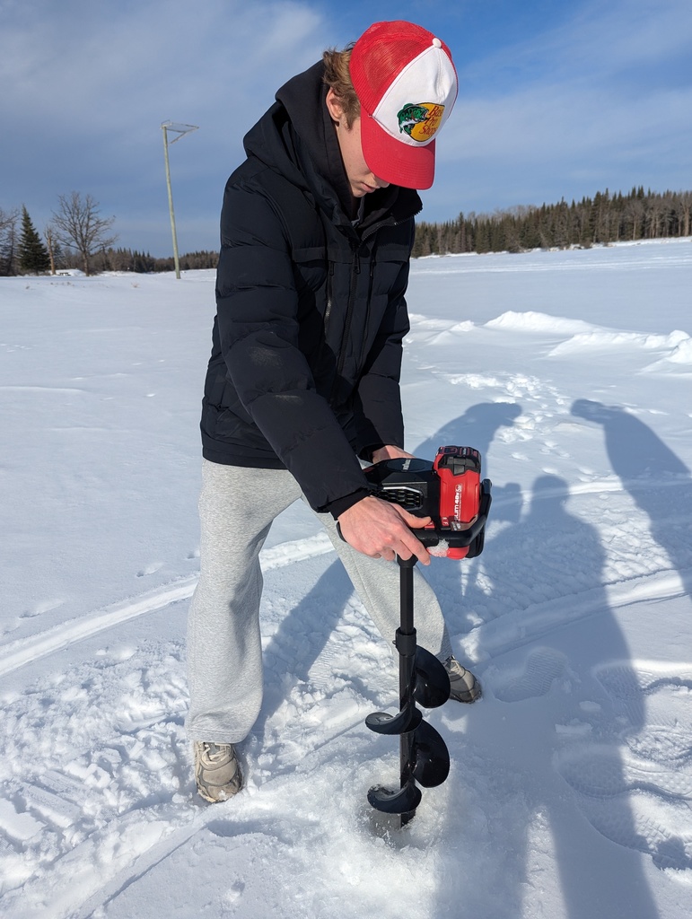 ice fishing