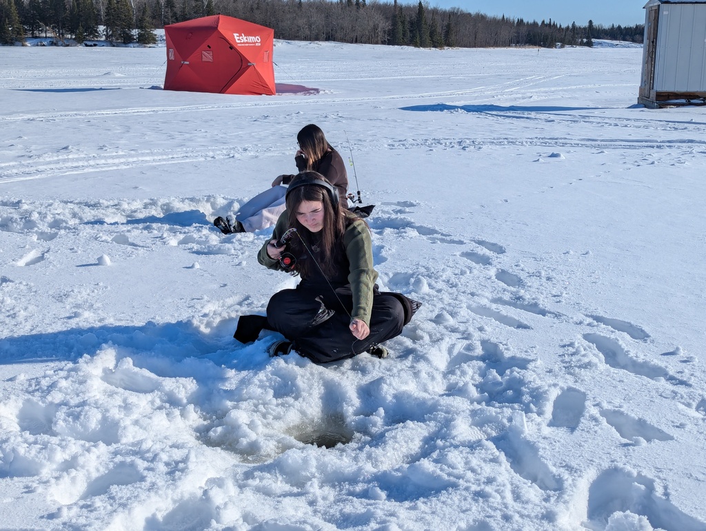 ice fishing
