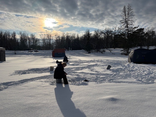 ice fishing
