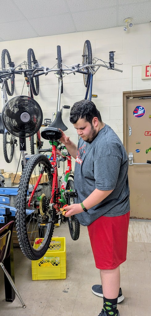 fixing bikes