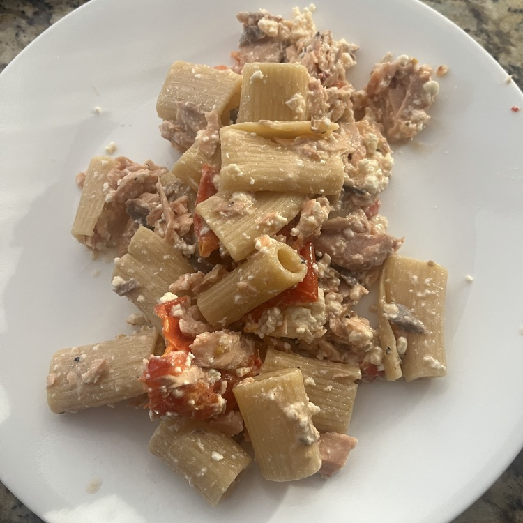 salmon pasta