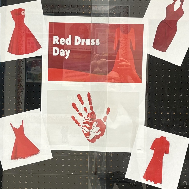 red dress