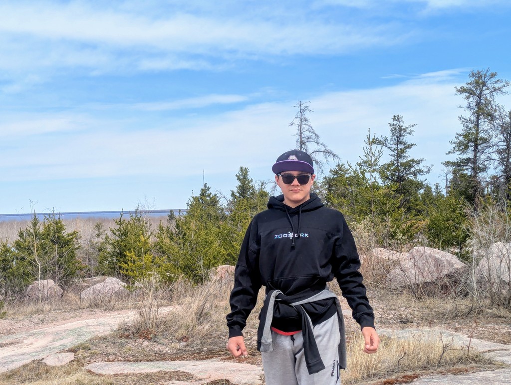 walking on rocks