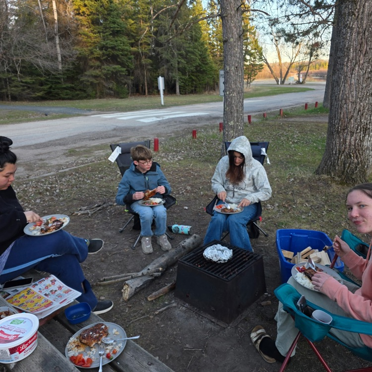 eating by fire