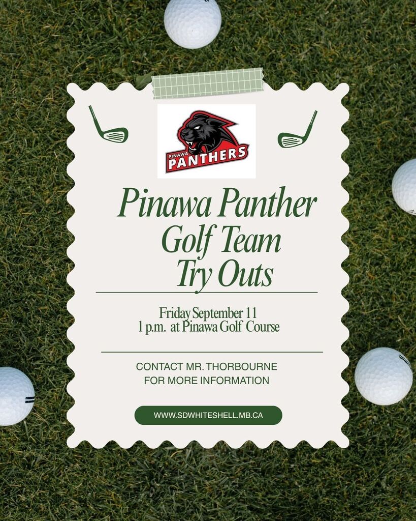 golf try out sign