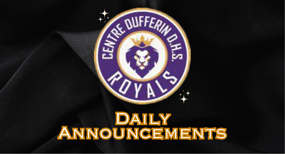 Daily Announcements