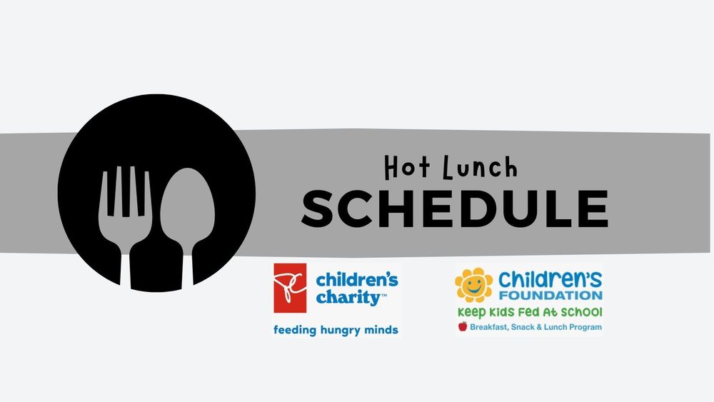 hot lunch schedule