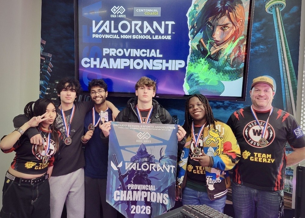 A photo of the Westside SS Esports team