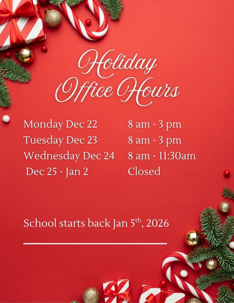 Holiday Hours