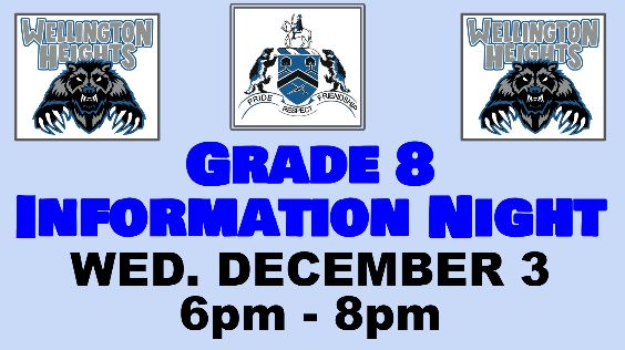 Grade 8 Info night