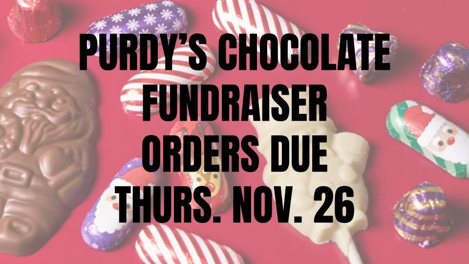 Purdys Chocolate Fundraiser