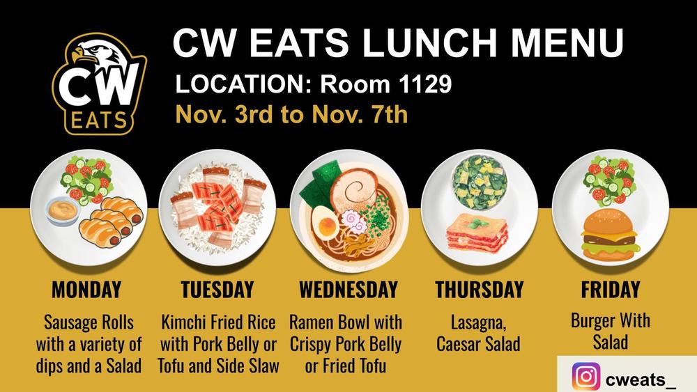 CW Eats Menu