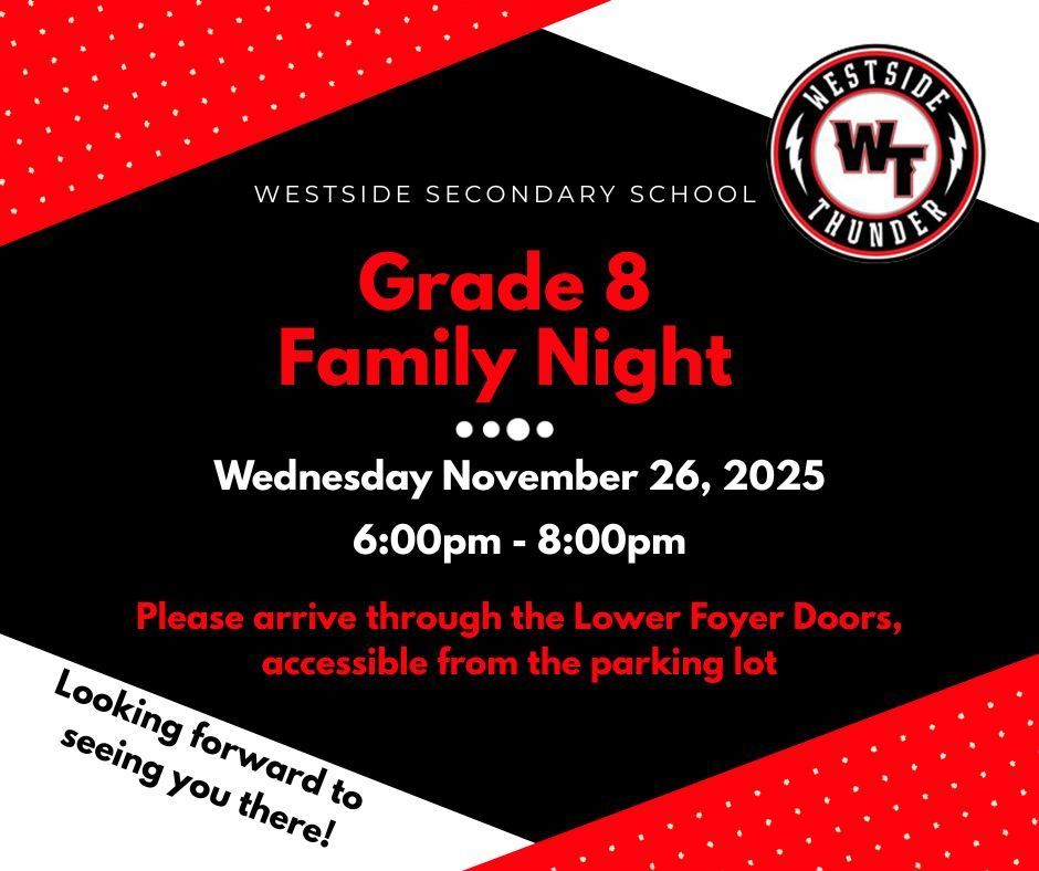 Grade 8 Family Night