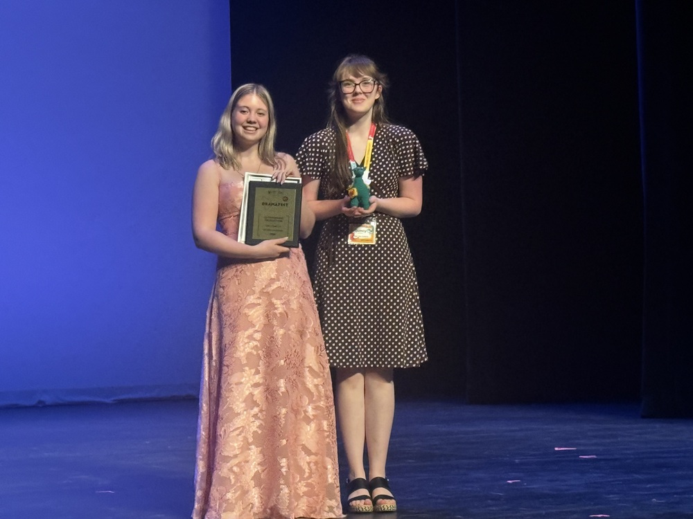 Two students at NTS DramaFEST provincials