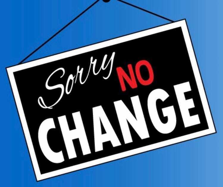 No Change