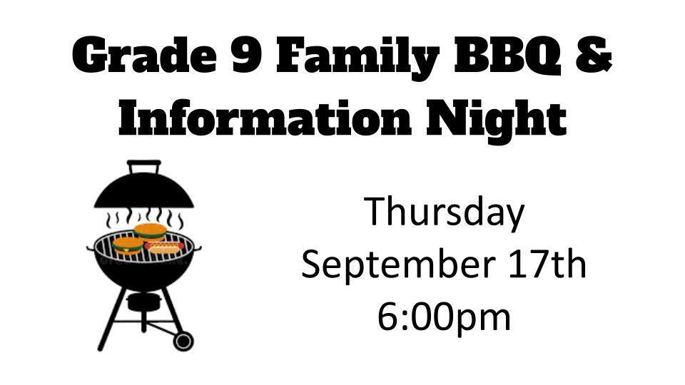 Grade 9 BBQ