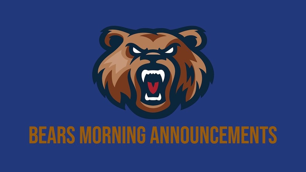 ODSS Morning Announcements