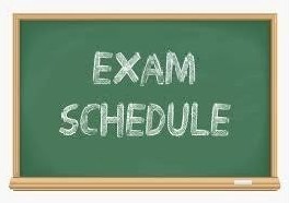 Revised Exam Schedule