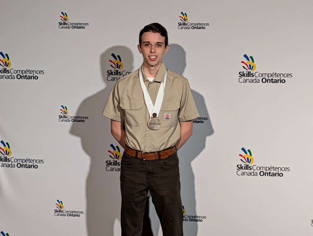 A student at skills