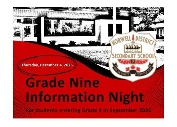 Grade 9 Information Night