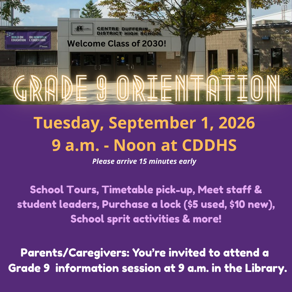 Grade 9 Orientation