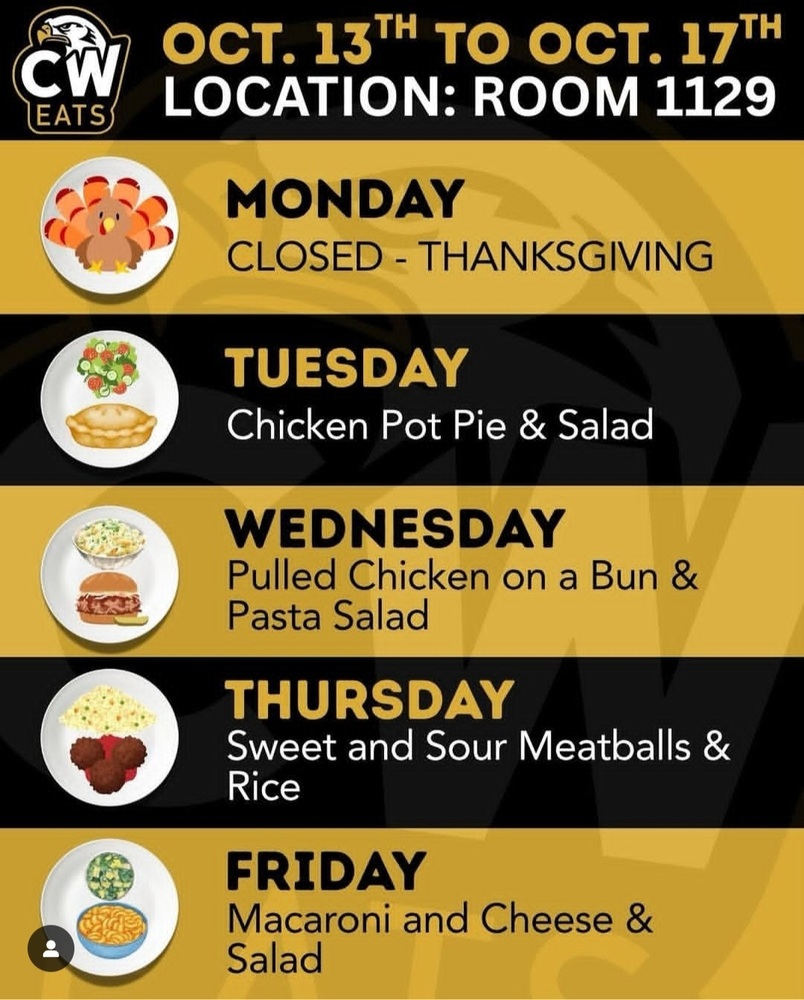 CW Eats Menu